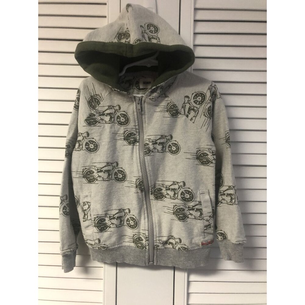Hudson Size 5 Zip Up Motorcycle Hoodie